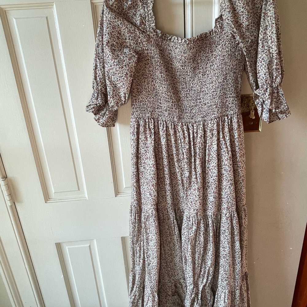 Neuflora Floral Smocked Maxi Dress